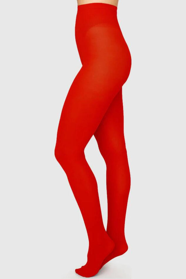 Swedish Stockings Strømpebukser Olivia rød