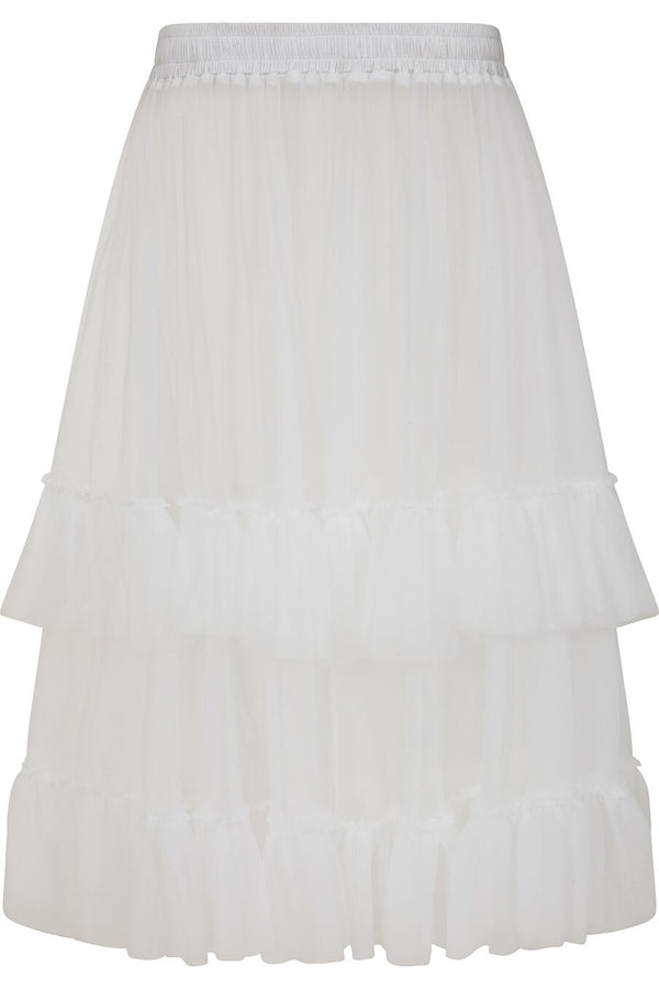 Banned Skjørt Mia petticoat hvit