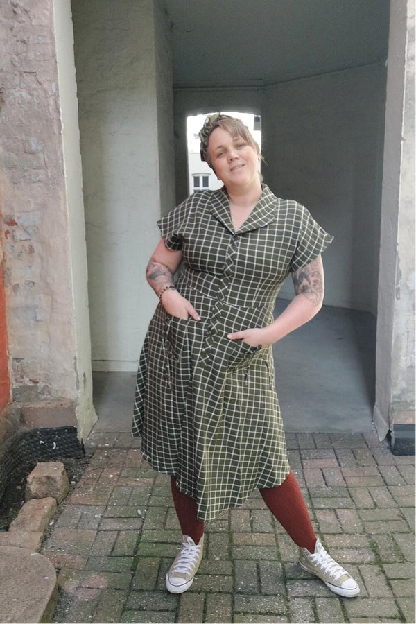 Collectif Kjole Liza acres grønn