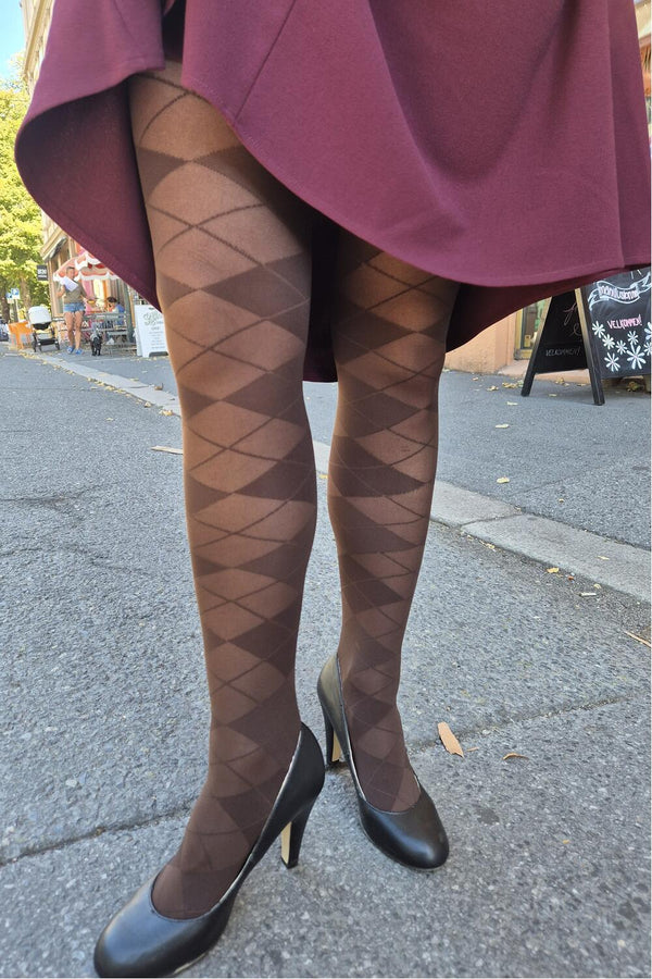 Swedish Stockings Strømpebukser Rebecka brun