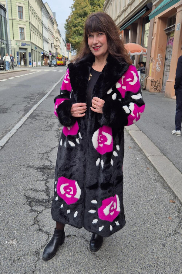 JayLey Kåpe Love sort/rosa