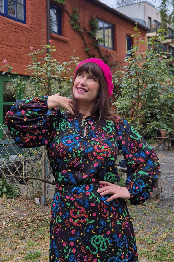 Sugarhill Brighton Bluse Yvonne Snake sort