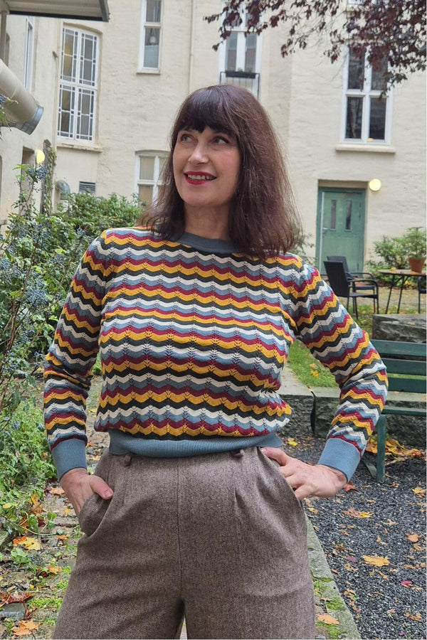 Palava Genser Clara Scallop blå