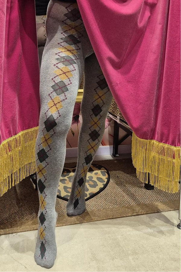 Swedish Stockings Strømpebukser Kristina grå