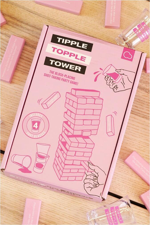 Bubblegum Stuff Spill Tipple topple Tower rosa