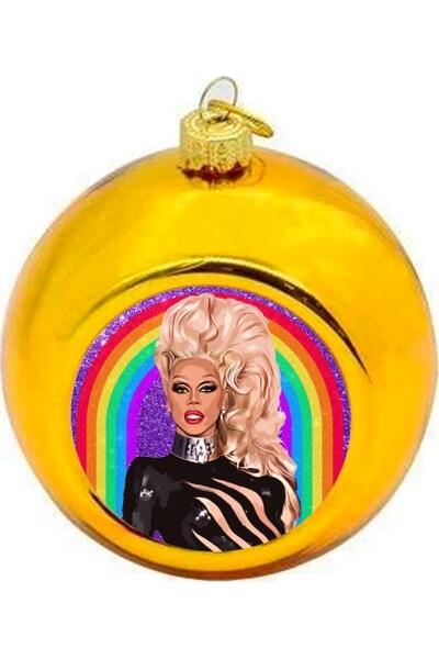 Art Wow Julekule RuPaul gull