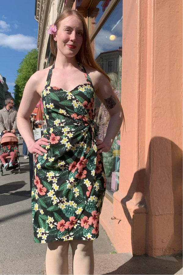Banned Blyantkjole Evie grønn