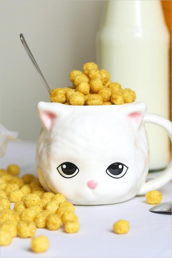 Fluid Market Kopp Kitty hvit