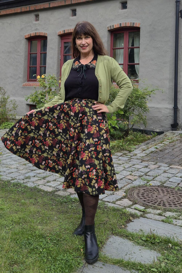 Hell Bunny Skjørt Edwina sort
