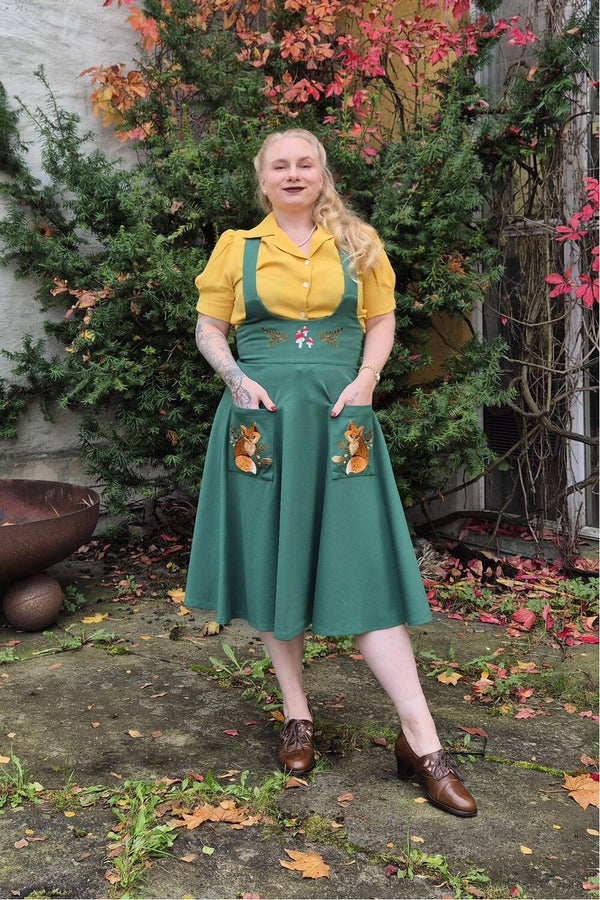 Voodoo Vixen Skjørt Forest Fox grønn