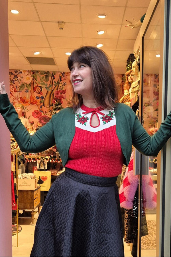 grønn strikket bolero fra manillusion i oslo