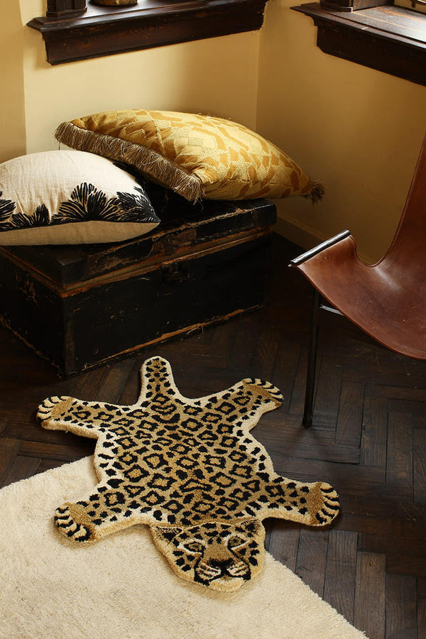 Doing Goods Teppe Loony Leopard liten brun