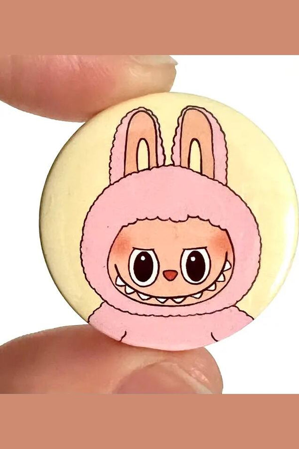 Bite Your Granny Button Monster Gul