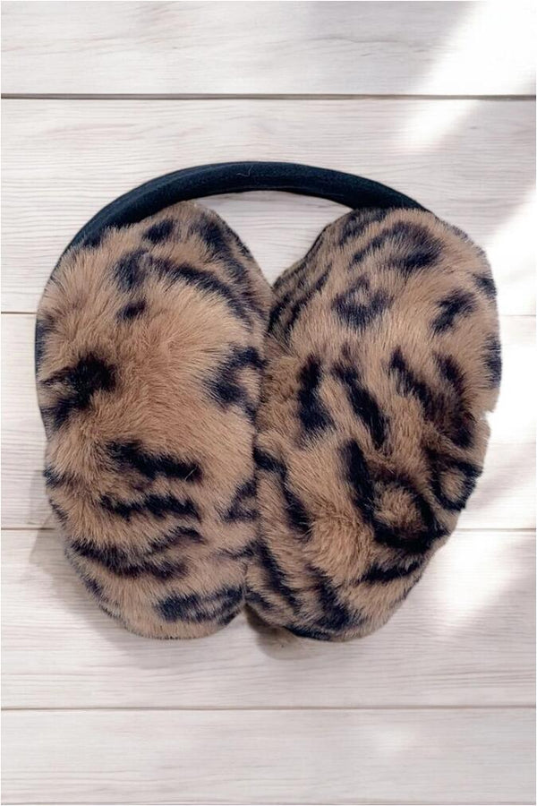 Byren Øremuffer leopard kamel