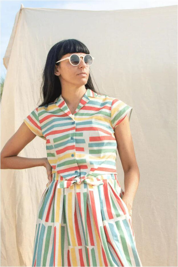 Palava Bluse Peggy Multi Stripe