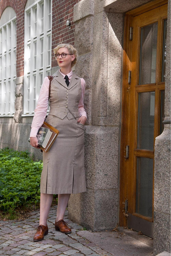 Emmy Skjørt Flirty 30s taupe