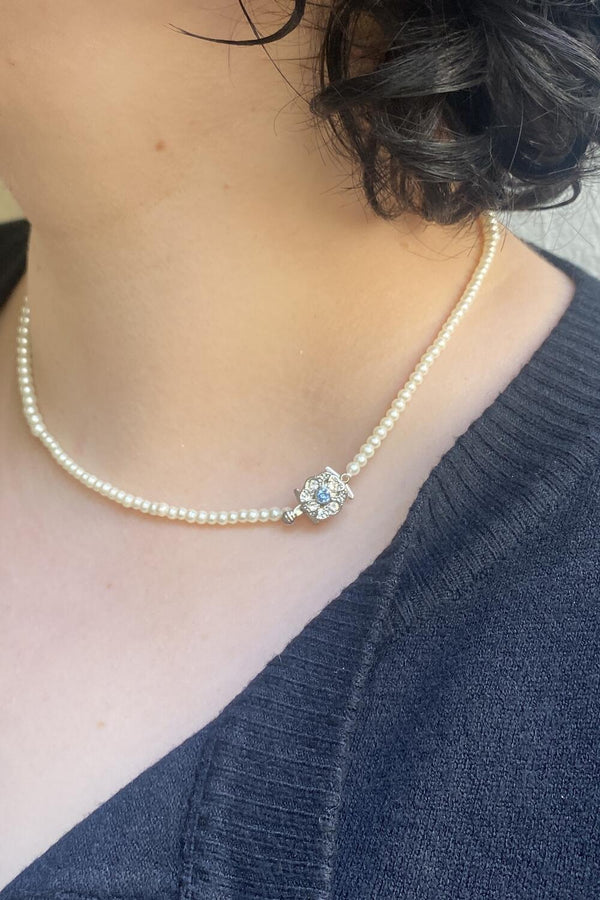 Lovett & Co Halssmykke Pearl krem