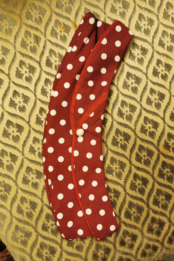 Mirandas Choice Båthatt polkadots rød