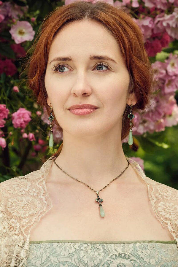 Lovett & Co Halssmykke Aventurine grønn