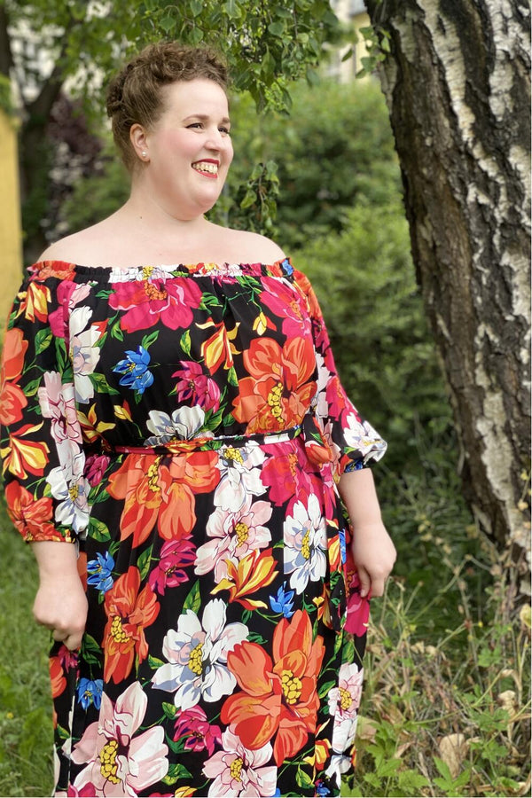 Unique Vintage Maxikjole Sweet Escape blomster sort