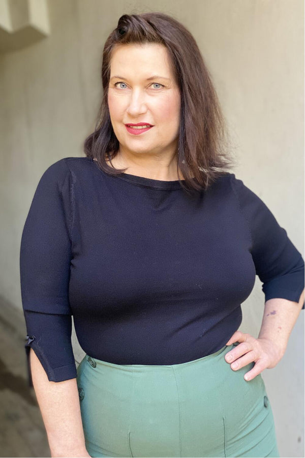 Banned Genser Modern love strikket topp Sort
