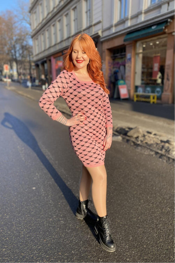 Voodoo Vixen Kjole Hjertevarm rosa