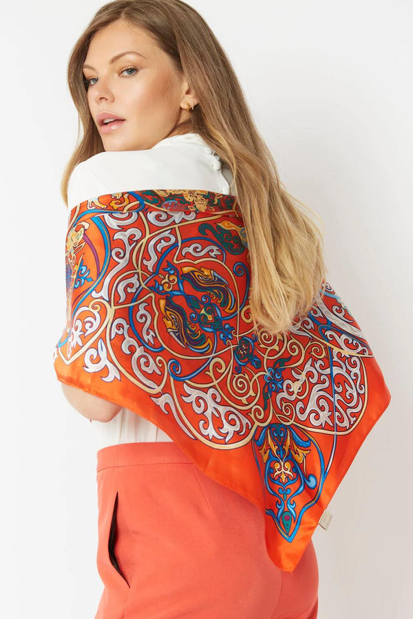 JayLey Skjerf Silkie oransje