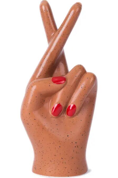 Helio Ferretti Vase Promise hand brun