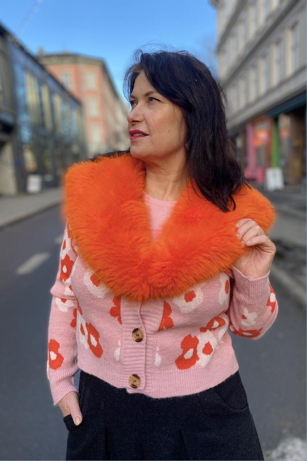 JayLey Cardigan Daisy orange